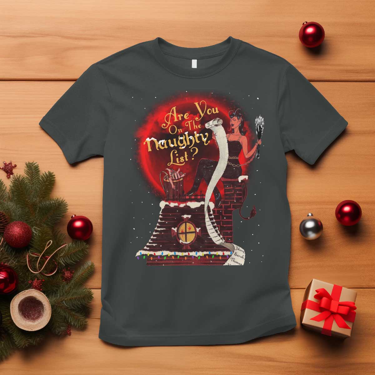 Christmas Krampus T Shirt Are You On The Naughty List Krampus Lover - Wonder Print Shop