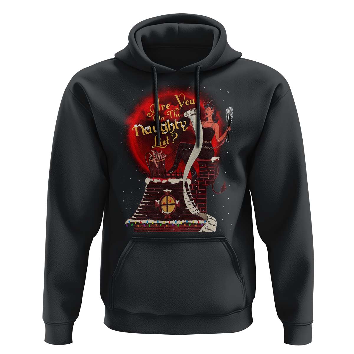 Christmas Krampus Hoodie Are You On The Naughty List Krampus Lover