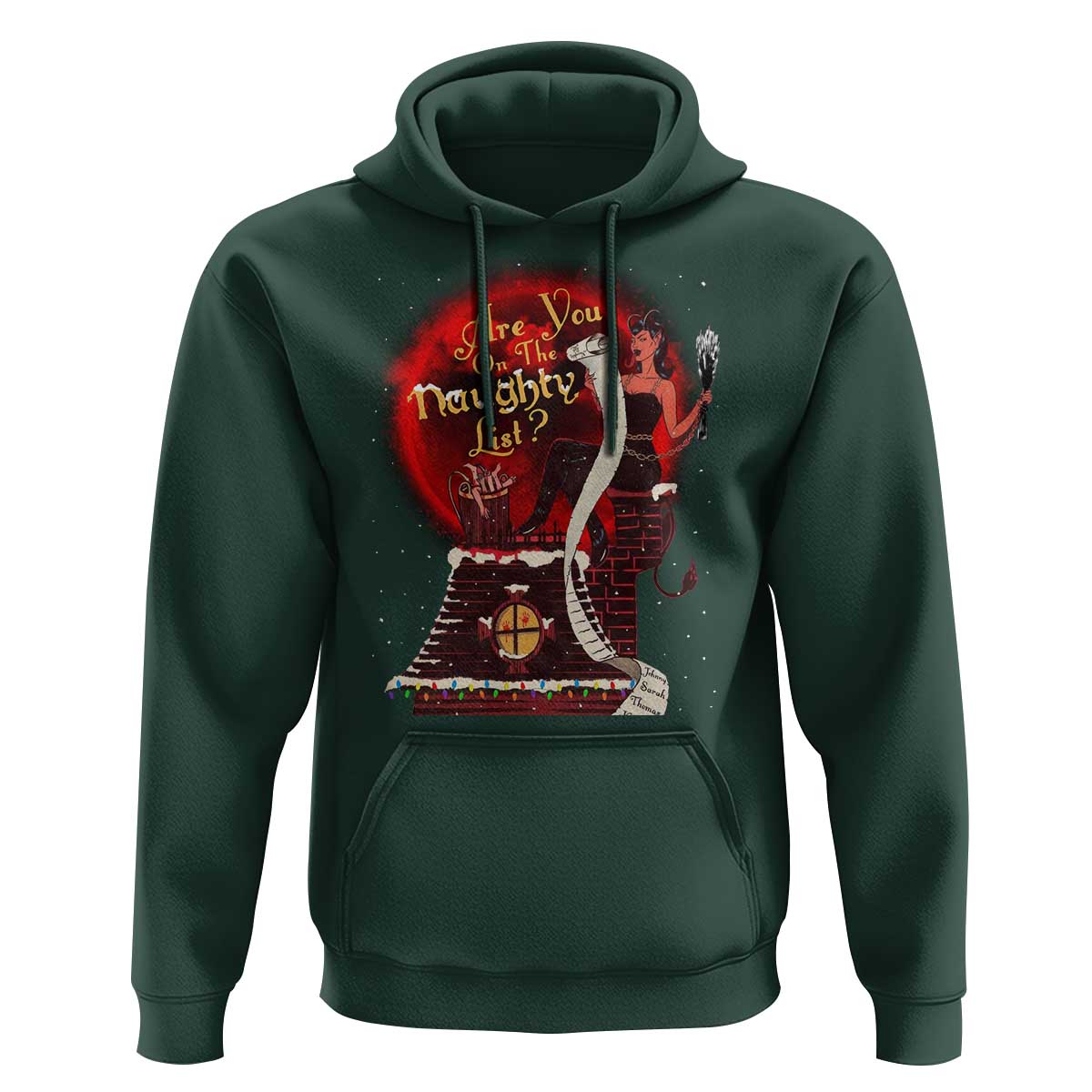 Christmas Krampus Hoodie Are You On The Naughty List Krampus Lover