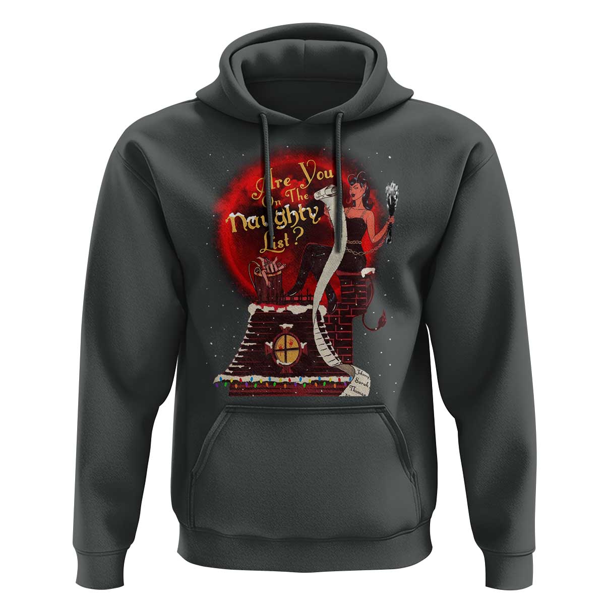 Christmas Krampus Hoodie Are You On The Naughty List Krampus Lover