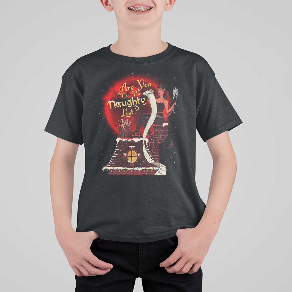 Christmas Krampus T Shirt For Kid Are You On The Naughty List Krampus Lover - Wonder Print Shop