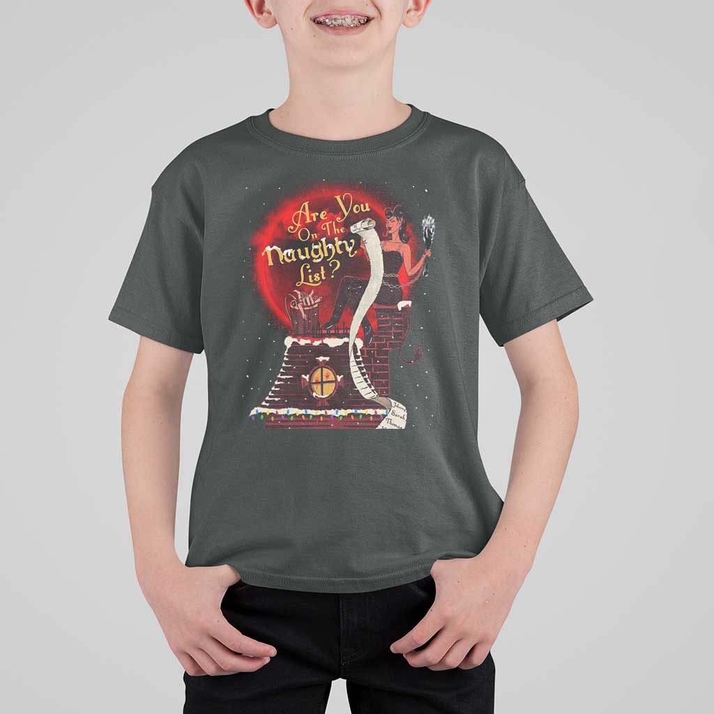 Christmas Krampus T Shirt For Kid Are You On The Naughty List Krampus Lover - Wonder Print Shop