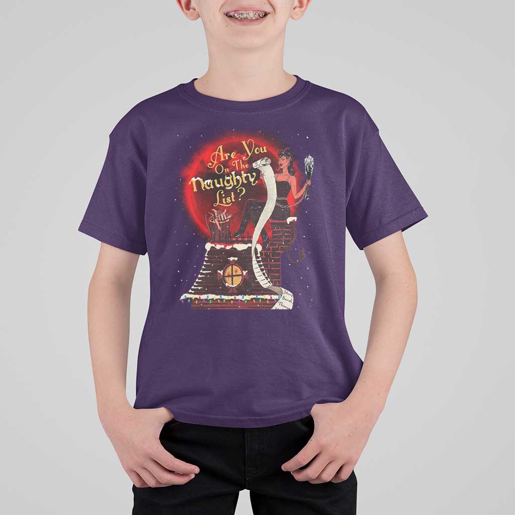 Christmas Krampus T Shirt For Kid Are You On The Naughty List Krampus Lover - Wonder Print Shop