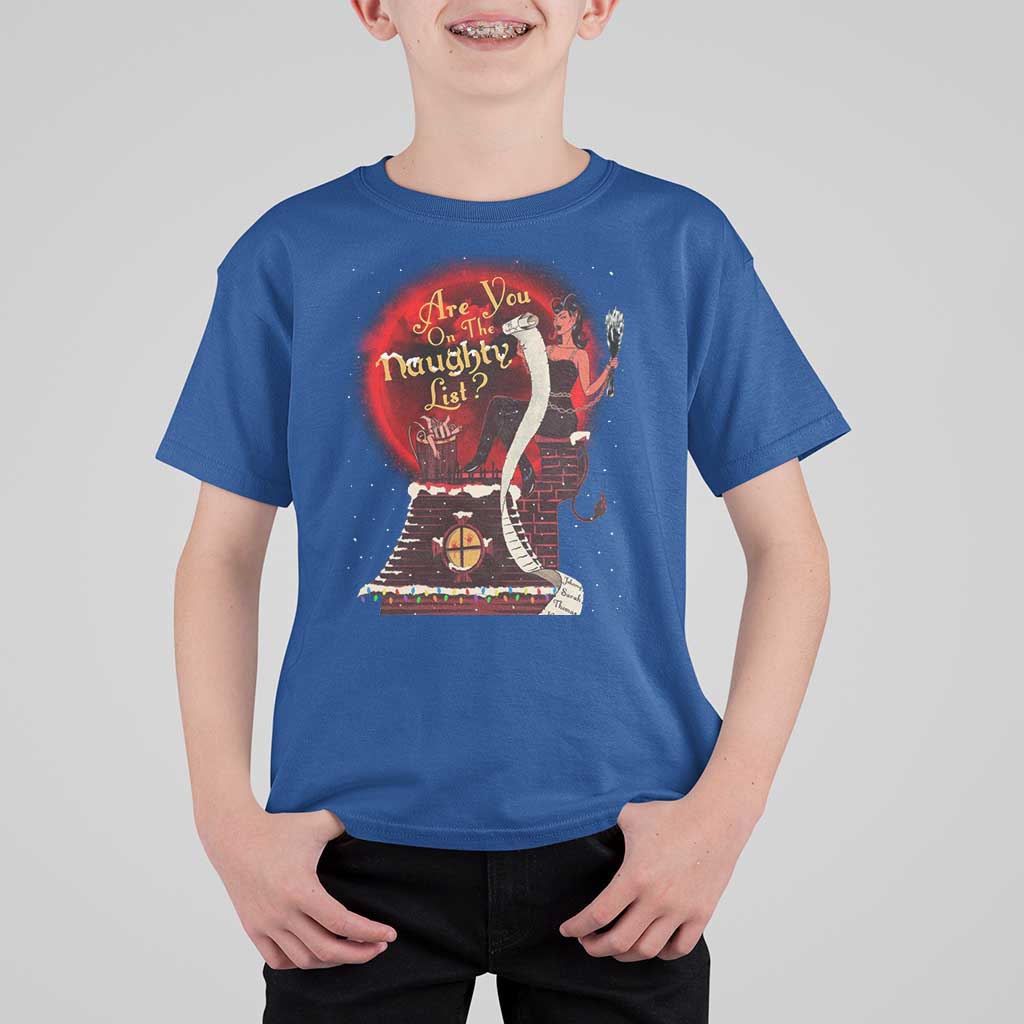 Christmas Krampus T Shirt For Kid Are You On The Naughty List Krampus Lover - Wonder Print Shop