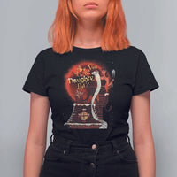 Christmas Krampus T Shirt For Women Are You On The Naughty List Krampus Lover - Wonder Print Shop