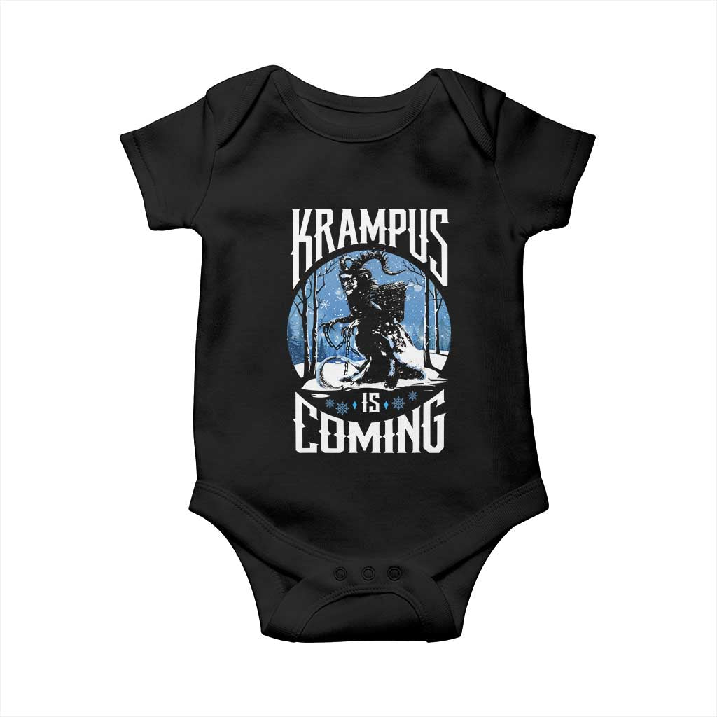 Christmas Krampus Baby Onesie Krampusnacht Monster Krampus Lover Festive Horror
