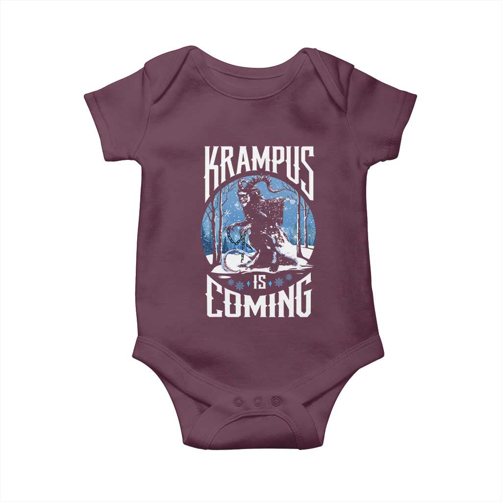 Christmas Krampus Baby Onesie Krampusnacht Monster Krampus Lover Festive Horror