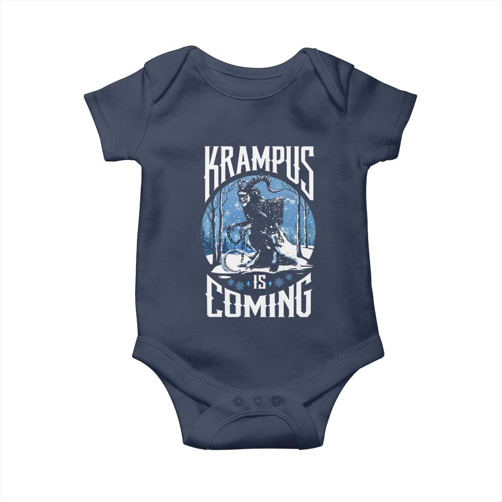 Christmas Krampus Baby Onesie Krampusnacht Monster Krampus Lover Festive Horror