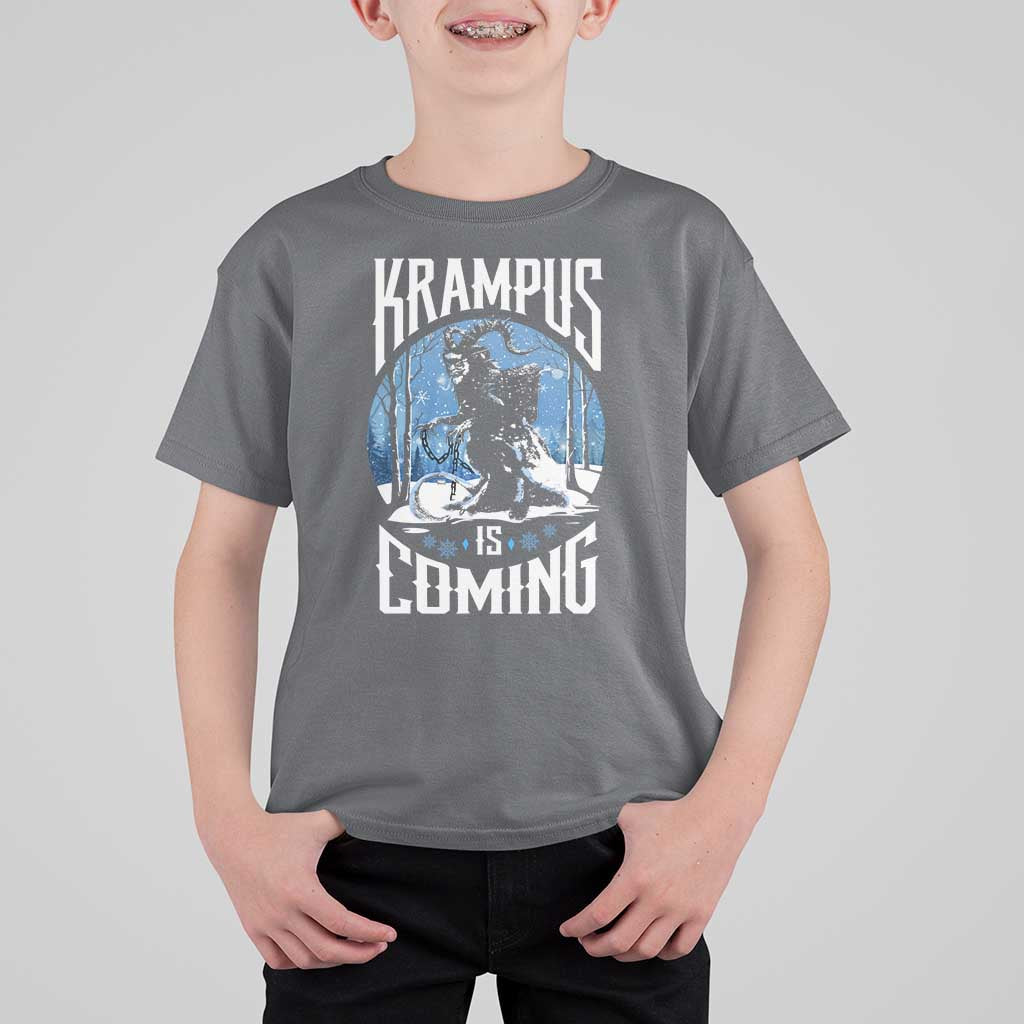 Christmas Krampus T Shirt For Kid Krampusnacht Monster Krampus Lover Festive Horror - Wonder Print Shop