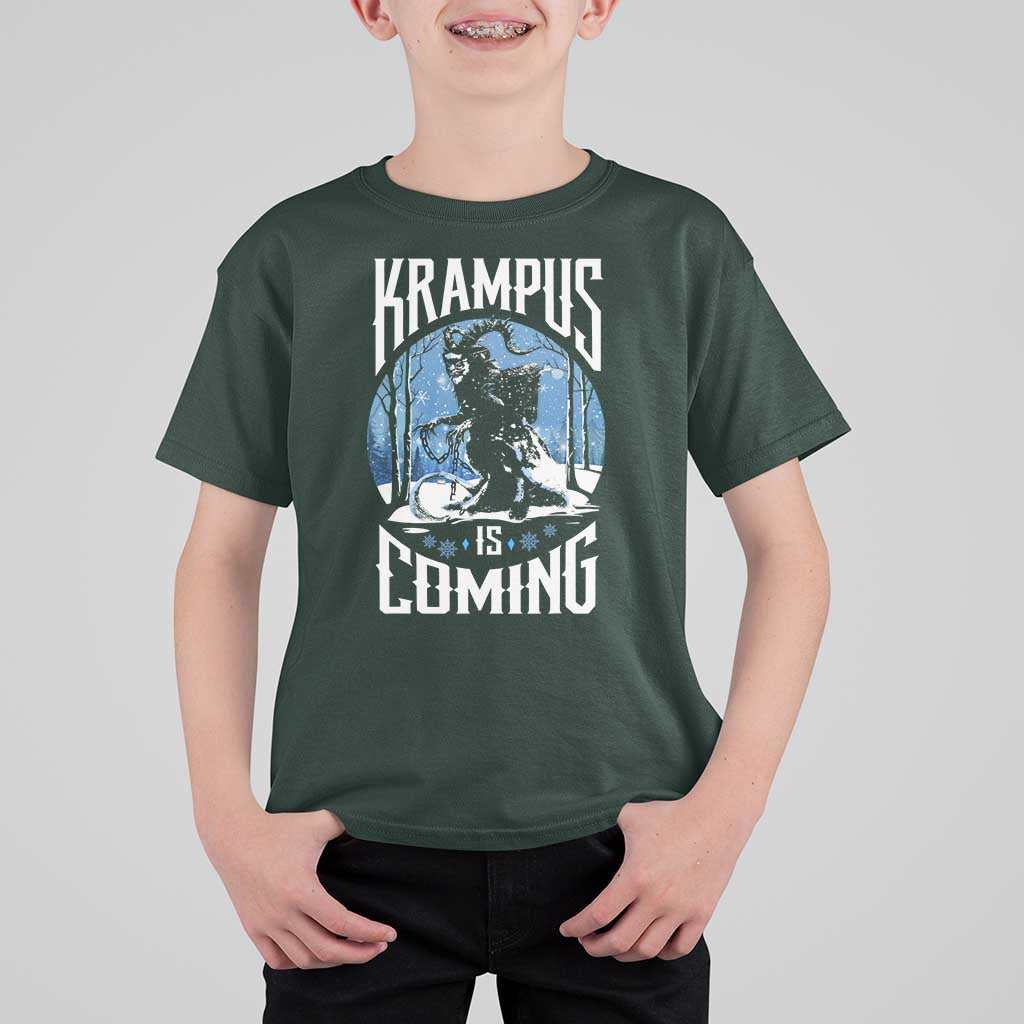 Christmas Krampus T Shirt For Kid Krampusnacht Monster Krampus Lover Festive Horror - Wonder Print Shop