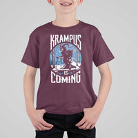 Christmas Krampus T Shirt For Kid Krampusnacht Monster Krampus Lover Festive Horror - Wonder Print Shop