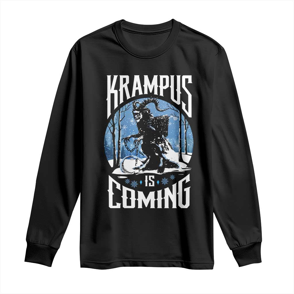 Christmas Krampus Long Sleeve Shirt Krampusnacht Monster Krampus Lover Festive Horror
