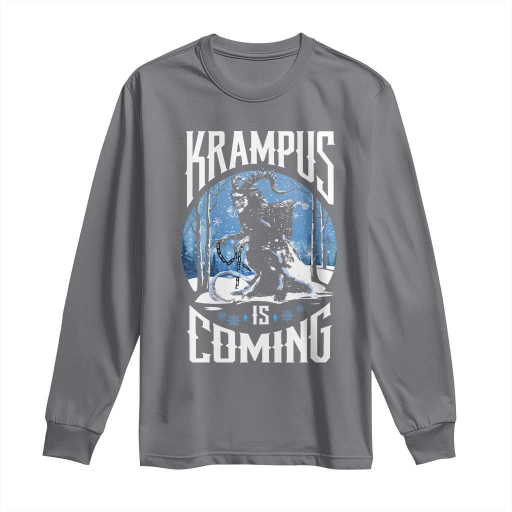 Christmas Krampus Long Sleeve Shirt Krampusnacht Monster Krampus Lover Festive Horror