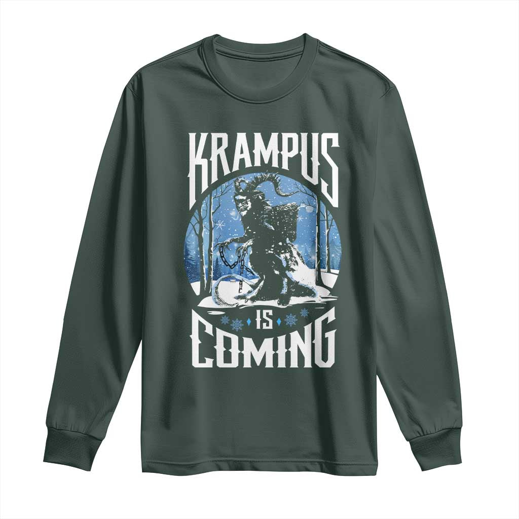 Christmas Krampus Long Sleeve Shirt Krampusnacht Monster Krampus Lover Festive Horror