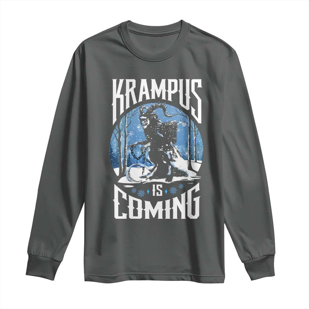 Christmas Krampus Long Sleeve Shirt Krampusnacht Monster Krampus Lover Festive Horror