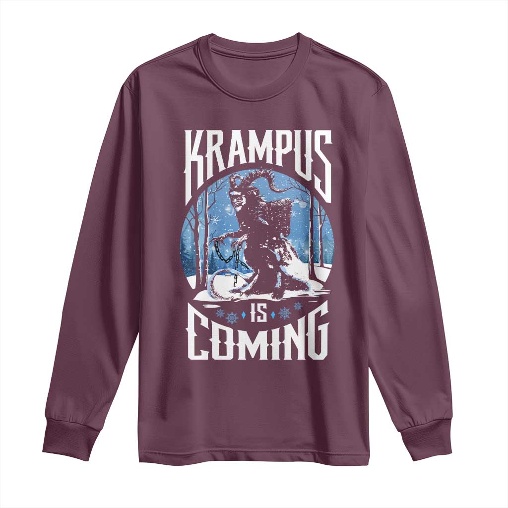Christmas Krampus Long Sleeve Shirt Krampusnacht Monster Krampus Lover Festive Horror