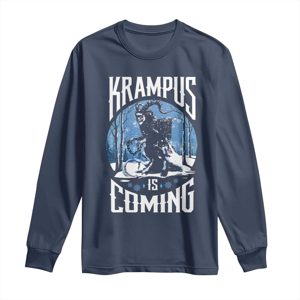 Christmas Krampus Long Sleeve Shirt Krampusnacht Monster Krampus Lover Festive Horror