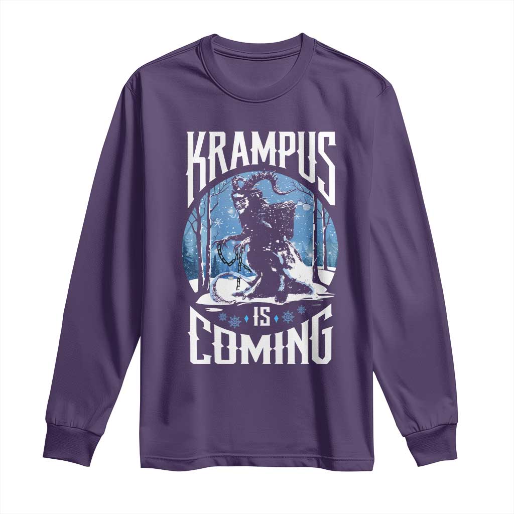 Christmas Krampus Long Sleeve Shirt Krampusnacht Monster Krampus Lover Festive Horror