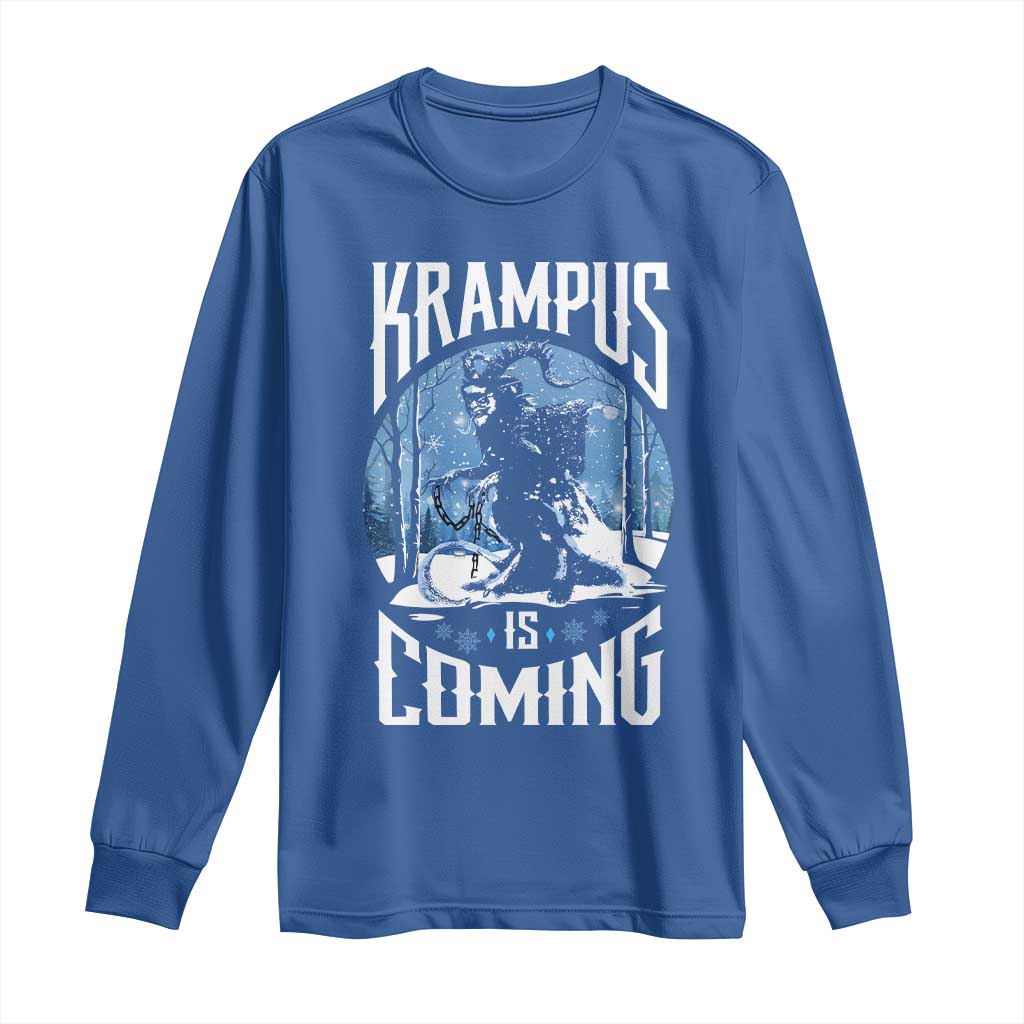 Christmas Krampus Long Sleeve Shirt Krampusnacht Monster Krampus Lover Festive Horror