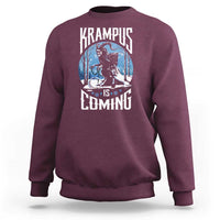Christmas Krampus Sweatshirt Krampusnacht Monster Krampus Lover Festive Horror - Wonder Print Shop