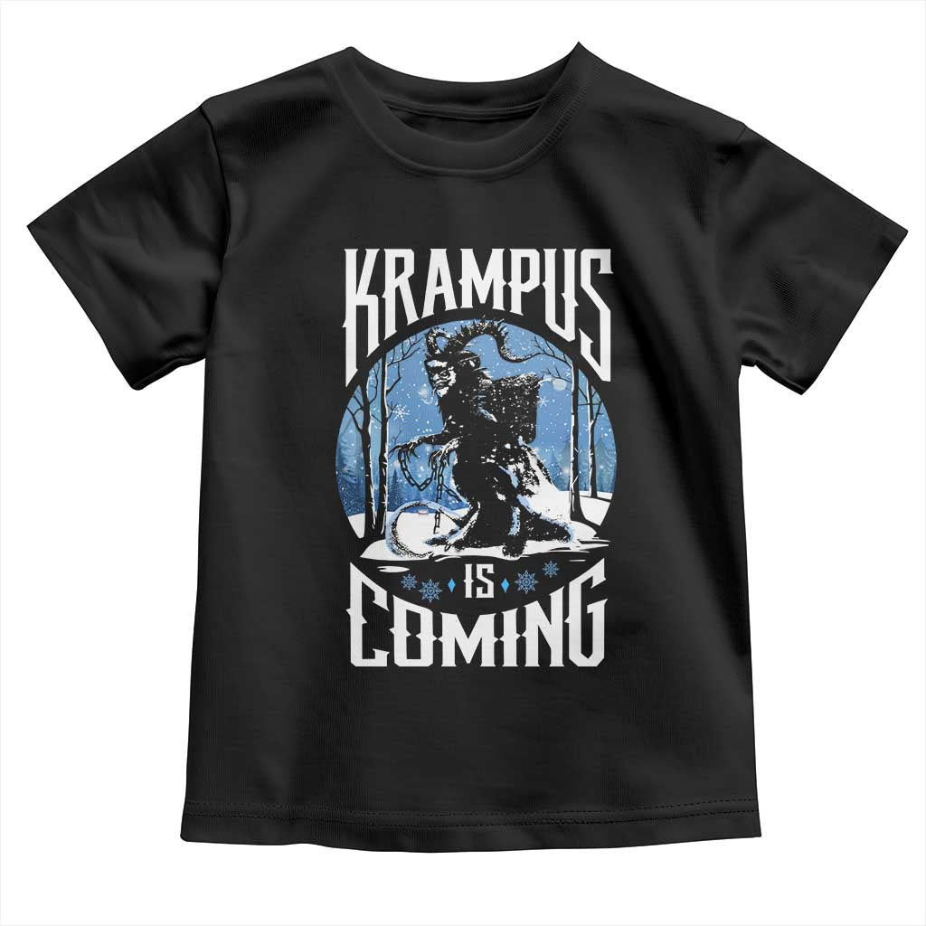 Christmas Krampus Toddler T Shirt Krampusnacht Monster Krampus Lover Festive Horror