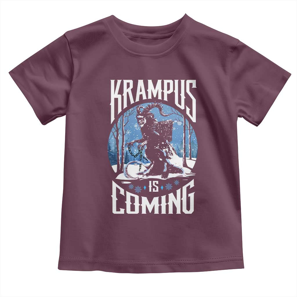 Christmas Krampus Toddler T Shirt Krampusnacht Monster Krampus Lover Festive Horror