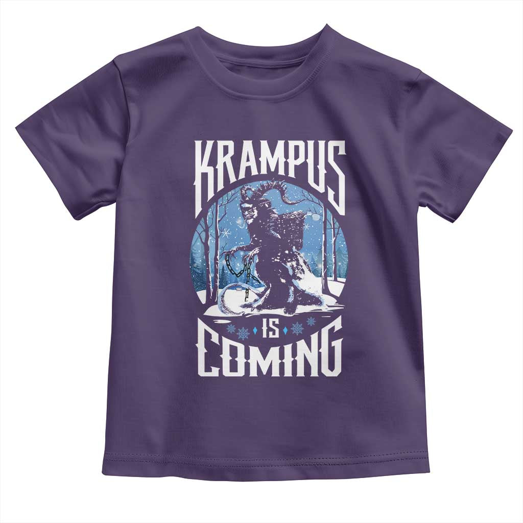 Christmas Krampus Toddler T Shirt Krampusnacht Monster Krampus Lover Festive Horror