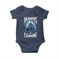 Christmas Krampus Baby Onesie Krampusnacht Monster Krampus Is Coming