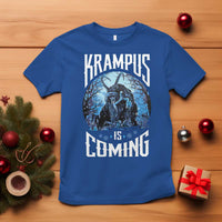 Christmas Krampus T Shirt Krampusnacht Monster Krampus Is Coming - Wonder Print Shop