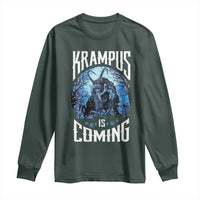 Christmas Krampus Long Sleeve Shirt Krampusnacht Monster Krampus Is Coming
