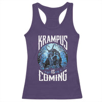 Christmas Krampus Racerback Tank Top Krampusnacht Monster Krampus Is Coming