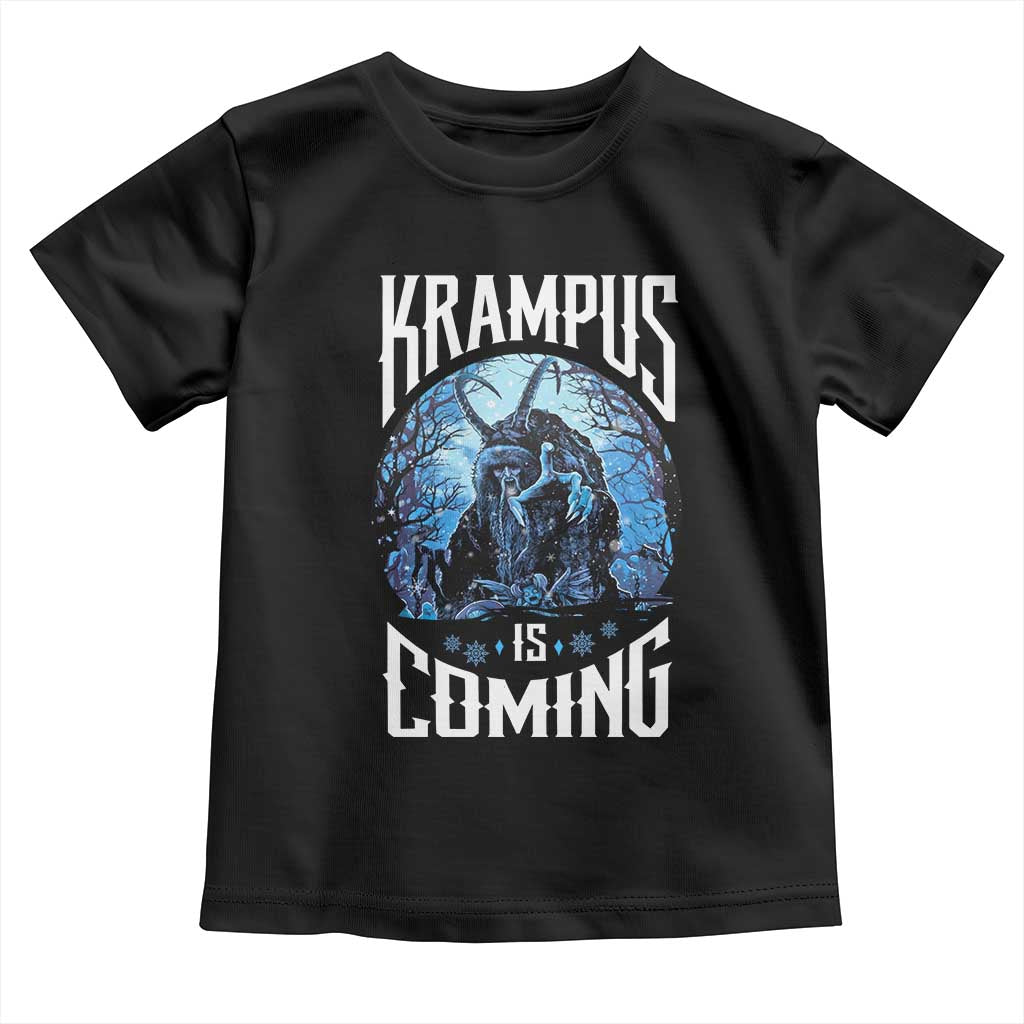 Christmas Krampus Toddler T Shirt Krampusnacht Monster Krampus Is Coming
