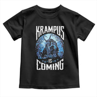 Christmas Krampus Toddler T Shirt Krampusnacht Monster Krampus Is Coming