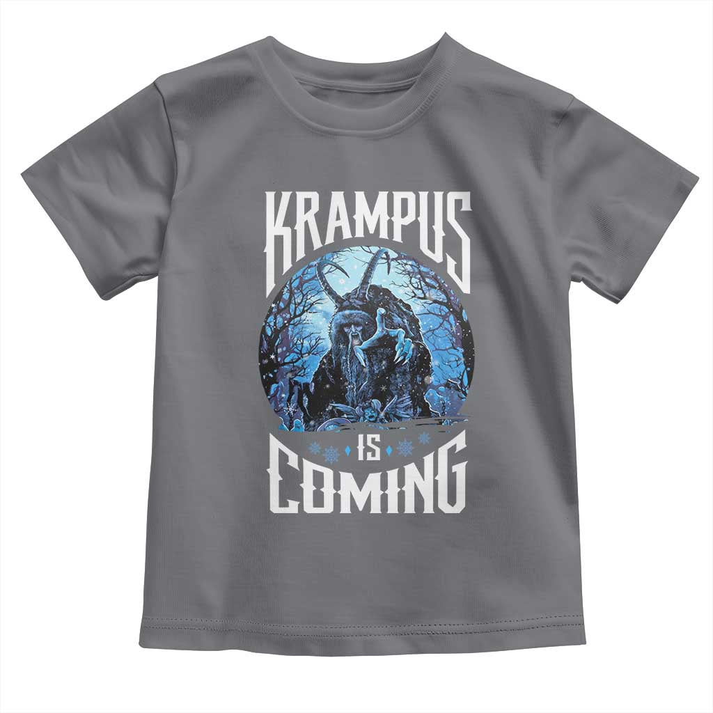 Christmas Krampus Toddler T Shirt Krampusnacht Monster Krampus Is Coming