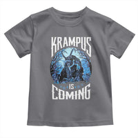 Christmas Krampus Toddler T Shirt Krampusnacht Monster Krampus Is Coming