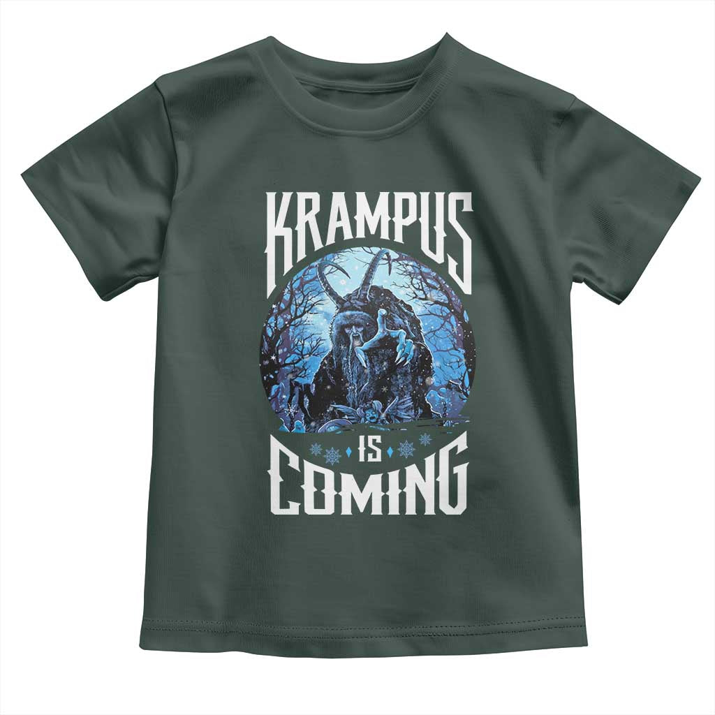 Christmas Krampus Toddler T Shirt Krampusnacht Monster Krampus Is Coming