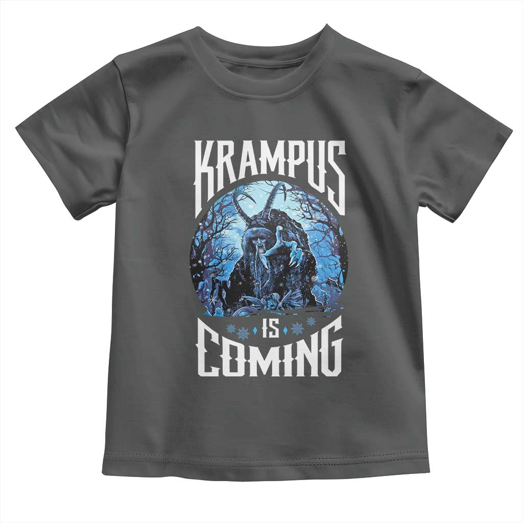 Christmas Krampus Toddler T Shirt Krampusnacht Monster Krampus Is Coming