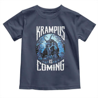 Christmas Krampus Toddler T Shirt Krampusnacht Monster Krampus Is Coming