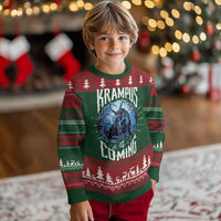 Xmas Krampus Ugly Christmas Sweater Krampusnacht Monster Krampus Is Coming - Wonder Print Shop