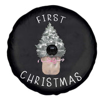 My First Christmas Spare Tire Cover Baby's First Holiday Xmas Tree Bow - Wonder Print Shop