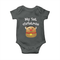 Baby First Christmas Outfit Baby Onesie Cute Reindeer Santa Boys Girls