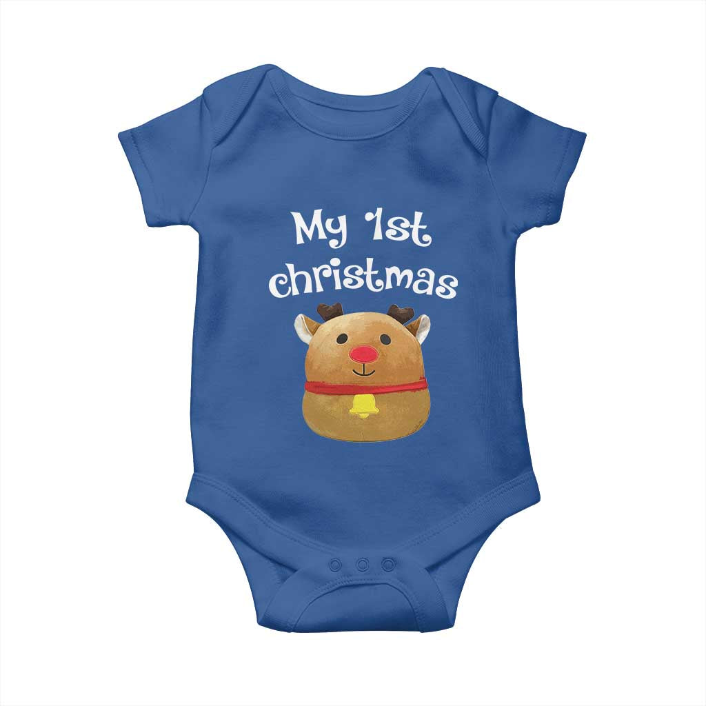 Baby First Christmas Outfit Baby Onesie Cute Reindeer Santa Boys Girls