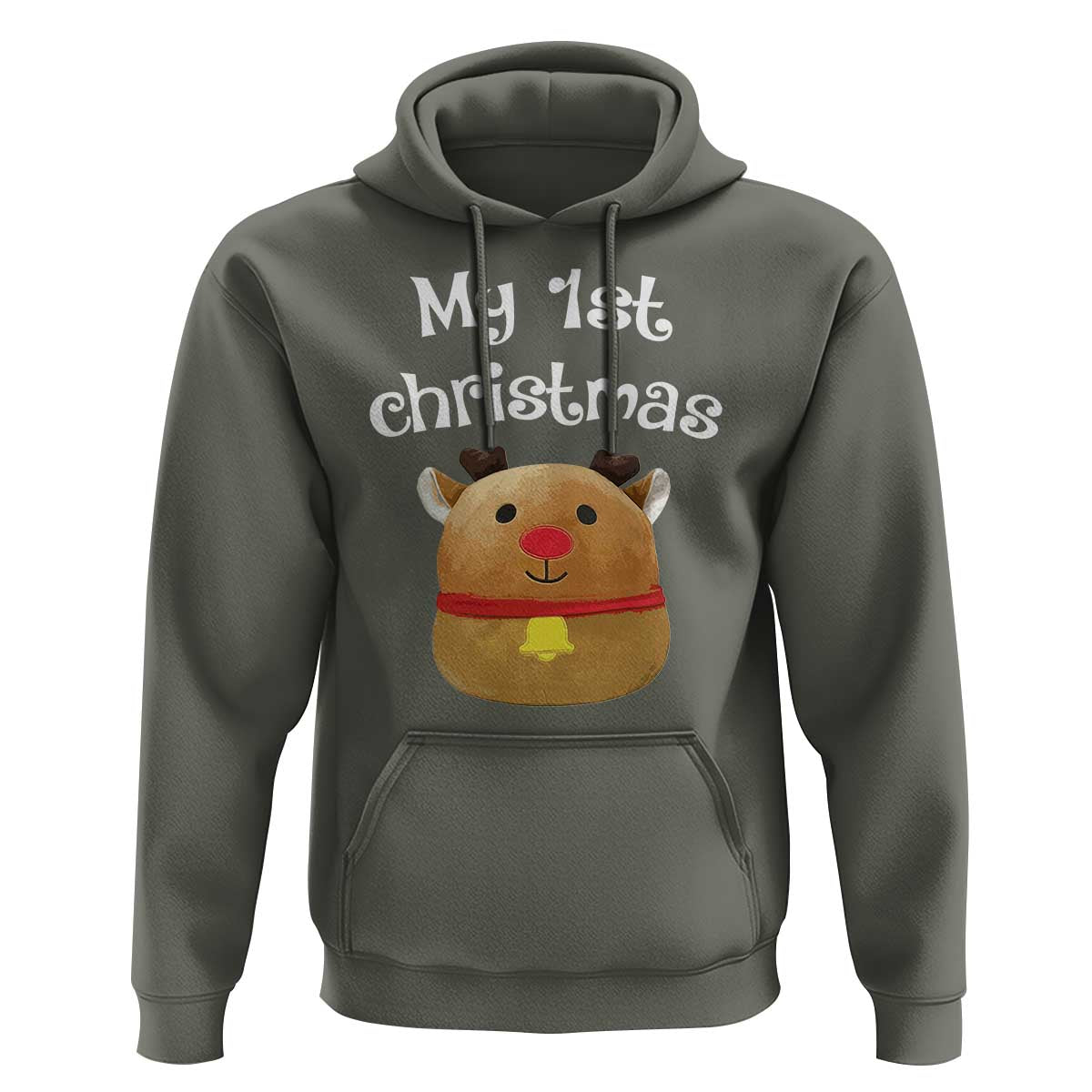Baby First Christmas Outfit Hoodie Cute Reindeer Santa Boys Girls