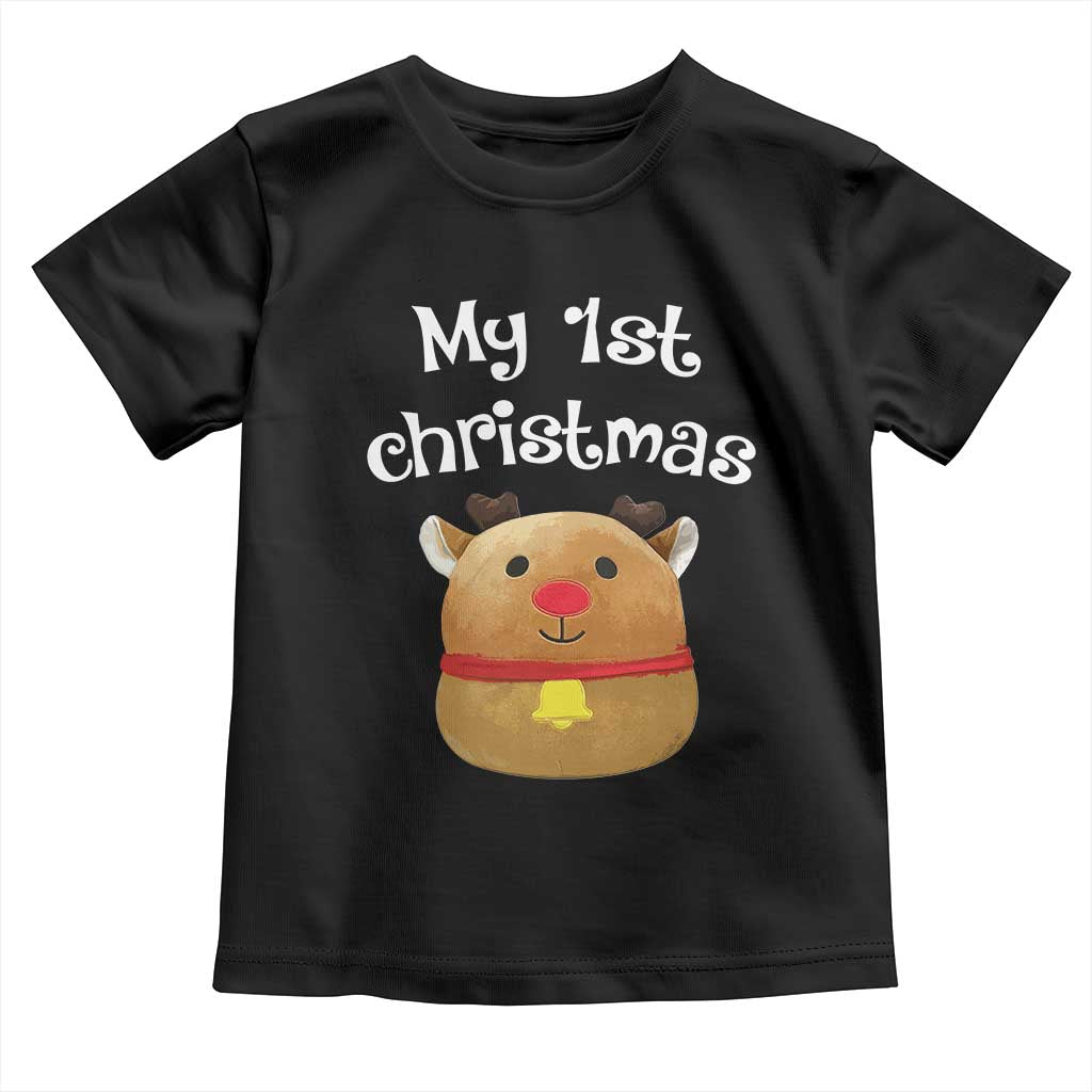 Baby First Christmas Outfit Toddler T Shirt Cute Reindeer Santa Boys Girls