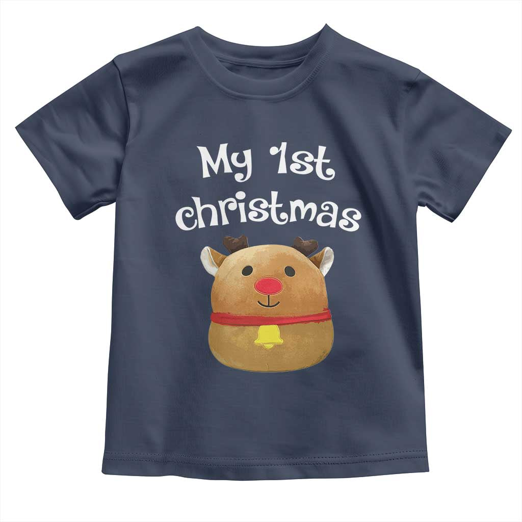 Baby First Christmas Outfit Toddler T Shirt Cute Reindeer Santa Boys Girls