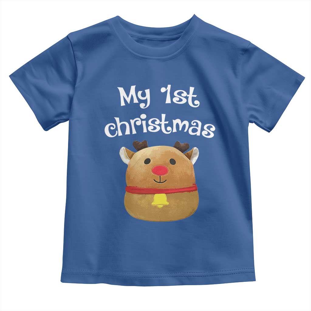 Baby First Christmas Outfit Toddler T Shirt Cute Reindeer Santa Boys Girls