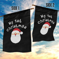 My First Christmas Garden Flag Baby's First Holiday Xmas Santa - Wonder Print Shop