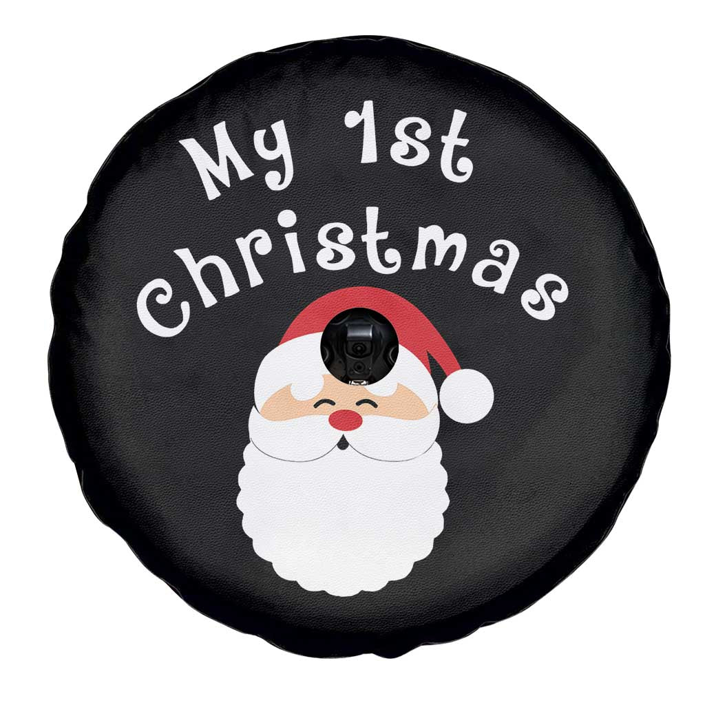 My First Christmas Spare Tire Cover Baby's First Holiday Xmas Santa - Wonder Print Shop