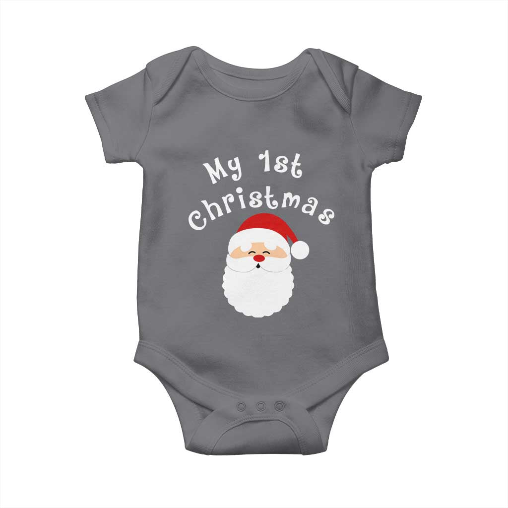 My First Christmas Baby Onesie Baby's First Holiday Xmas Santa - Wonder Print Shop