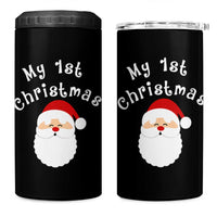 My First Christmas 4 in 1 Can Cooler Tumbler Baby's First Holiday Xmas Santa - Wonder Print Shop